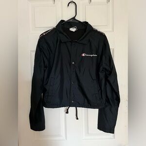 NWOT Champion Women's Cropped Coaches Jacket